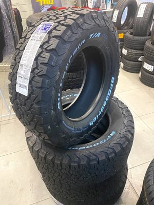 מחיר מבצע ל4 צמיגים 265/65R17 כביש שטח BF GOODRICH TERRAIN /T/A K02 LRERW