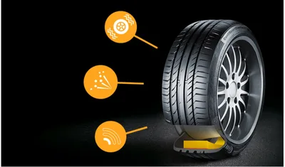 CONTINENTAL SContact 7T1 255/45R19 104W FR צמיג עם ספוג מקורי טסלה